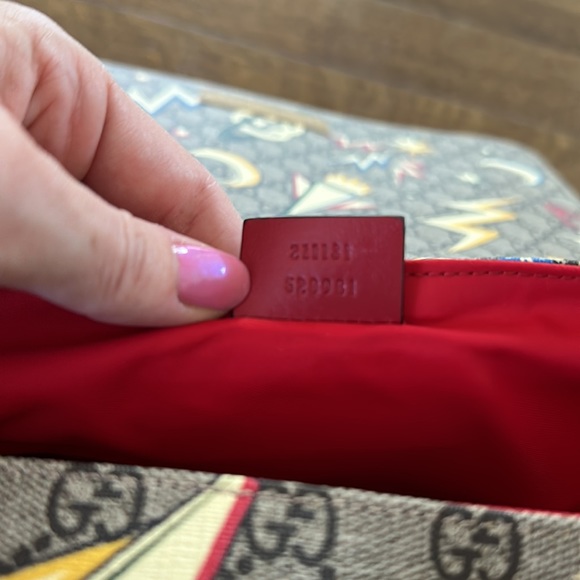 Gucci Bags Gucci Gg Supreme Monogram Space Diaper Bag Red Poshmark